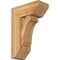 Ekena Millwork Imperial Slat Rough Sawn Bracket w/ Offset Brace, Western Red Cedar, 8"W x 18"D x 26"H BKT0806X18X26IMP06RWR - alternate 1